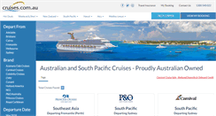 Desktop Screenshot of cruises.com.au