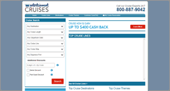 Desktop Screenshot of entertainment.cruises.com