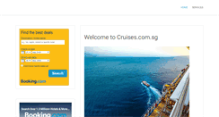 Desktop Screenshot of cruises.com.sg