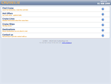 Tablet Screenshot of cruises.ie